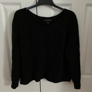 Banana Republic 100% cooton black sweater M